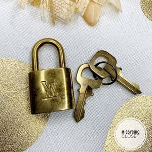 Louis Vuitton Padlock and Key
